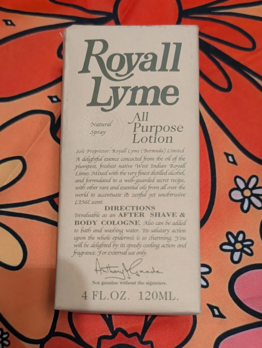 Royall Lyme All Purpose Lotion, Natural Spray— Cream Lime Scent